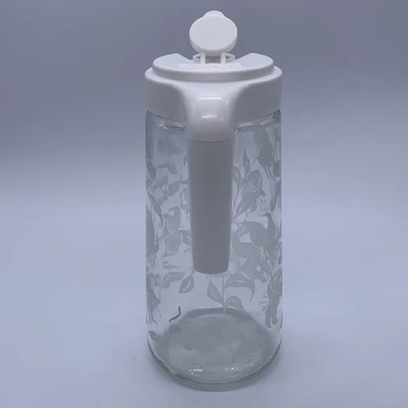 Vintage Anchor Hocking Tang Glass Pitcher 1 Quart - Picture 2 of 8